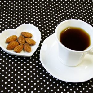 ラブタイムカフェ。アーモンドバニラのカフェインレスコーヒー
