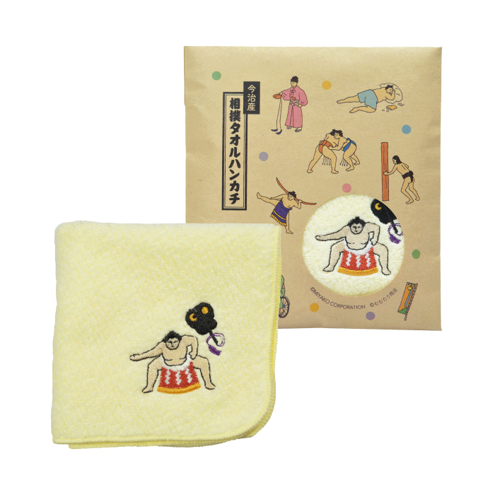 今治産 相撲タオルハンカチ クリーム（刺繍）の公式通販 - ラブタイム