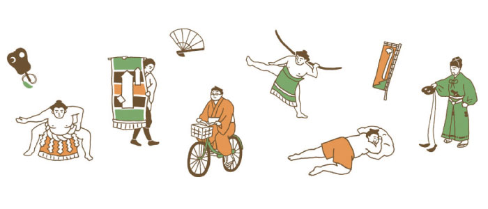 相撲ドングリマグのデザインイメージ